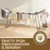 Meisterhome® Wäscheständer Ausziehbar Schwarz – 25 m Produktbild-Vorschau 8