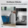 Stojan na maľovanie airbrushom Wiltec 150 x 150 x 218 mm, Náhľad obrázku produktu 4