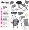 TecTake 403588, Šedá, 2 sedadlo/sedadel, Dospělí a děti, Náhled obrázku produktu 3