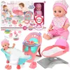 Funktionspuppe mit 3-in-1 Puppen-Pflegeset, Badewanne, Produktbild-Vorschau 1