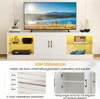 COSTWAY 3- in-1 TV-Schrank, Fernsehtisch für Fernseher bis Produktbild-Vorschau 5