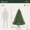 Salcar Künstlicher Weihnachtsbaum 180 cm Nordmanntanne Produktbild-Vorschau 6