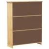 vidaXL Scarpiera  99x32x124,5 cm in legno di pino massiccio Anteprima dell’immagine prodotto 10