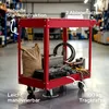 AREBOS Werkstatt-Rollwagen | Montagewagen mit 2 Fächern | Produktbild-Vorschau 3