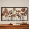 3D Wandbild Blätter Metall 90x45cm – Wanddeko, Wandschmuck Produktbild-Vorschau 6