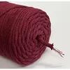Cordone di cotone intrecciato 5mm 100m rosso bordeaux Anteprima dell’immagine prodotto 2