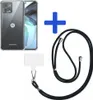 Handytasche passend für Motorola Moto G72 Transparent Produktbild-Vorschau 2