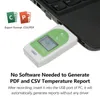 Záznamník dat Víceúčelový USB záznamník teploty Opakovaně Náhled obrázku produktu 6