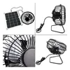 Přenosný 5 W duální USB solární ventilátor Solární panel Náhled obrázku produktu 9