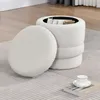 Duhome Ottoman Sgabello rotondo girevole con spazio di Anteprima dell’immagine prodotto 8