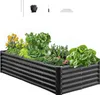 VEVOR letto rialzato in metallo, 180 x 90 x 60 cm, fioriera Anteprima dell’immagine prodotto 2