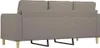 vidaXL 3-miestna pohovka Taupe 180 cm Látka Náhľad obrázku produktu 5