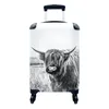 MuchoWow® Koffer Handgepäck Trolley Rollkoffer Kleine Produktbild-Vorschau 1