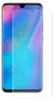 A screen protector is placed over a smartphone screen. Produktbild-Vorschau