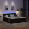 vidaXL Bett mit LED-Lichtleisten Schwarz 180 x 200 cm Samt Produktbild-Vorschau 6