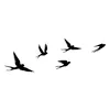 Wallity, Crow, Wanddeko, Schwarz, Metall, 33 x 22,5 cm Produktbild-Vorschau 5