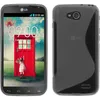 PhoneNatic Case kompatibel mit LG L90 Dual - grau Silikon Produktbild-Vorschau 1