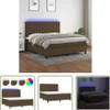 The Living Store Boxspringbett mit Matratze & LED Produktbild-Vorschau 1