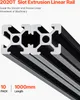 SucceBuy Lot de 10 profilés aluminium de 1000 mm 2020 Rail Voir les images du produit 2