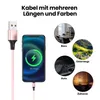 USB-A auf iPhone Nylon Kabel Typ A Ladekabel für iPhone - Produktbild-Vorschau 6