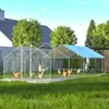 GIHAUVIA Enclos pour poulailler 3 x 8 x 2 m enclos pour Voir les images du produit 1
