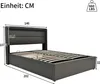 MODFU Boxspringbett 140x200cm Polstebett Doppelbett  mit Produktbild-Vorschau 5
