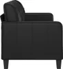 vidaXL 3-osobowa sofa czarna 180 cm imitacja skóry Podgląd zdjęcia produktu 8