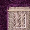 Teppich Wohnzimmer Hochflor Einfarbiges Design Langflor Produktbild-Vorschau 4