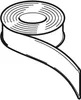 Geberit Einlegeband für Gleitschelle d40-160mm, Bund mit Produktbild-Vorschau 2