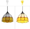 lampa wisząca "LIVIA" z żółtą mozaiką kwiatową Ø20cm - Podgląd zdjęcia produktu 5