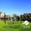 Copertura del bordo del trampolino AREBOS Ø 366 cm verde Anteprima dell’immagine prodotto 2