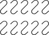 QUVIO Aufhängehaken - Kleiderhaken - Lose Haken - 6,5 cm - Produktbild-Vorschau 1