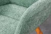 riess- ambiente Drehbarer Design Stuhl BALTIC mint Bouclé Produktbild-Vorschau 4