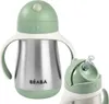 Beaba tazza con cannuccia in acciaio inox 250ml - verde Anteprima dell’immagine prodotto 1