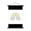 MuchoWow® Textilposter Regenbogen - Wolken - Regen - Kinder Produktbild-Vorschau 1