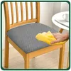 Stretch Sitzbezug für Stühle - 40 x 40 cm - Grauer Jacquard Produktbild-Vorschau 7