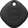 A black Samsung Galaxy SmartTag+ is shown from a top-down perspective against a white background. Náhľad obrázku produktu