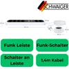 Funk Steckdosenleiste 6-fach Schalter Fußschalter Produktbild-Vorschau 4