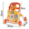 Laufwagen mit Spielzeugen Baby Lauflernhilfe für Kinder ab Produktbild-Vorschau 2