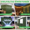 FIVMEN Künstlicher Efeu Sichtschutzzaun aus PE, Balkon Produktbild-Vorschau 7
