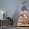 Relaxdays Nachttischlampe Kinder, Herzen, Stoff Produktbild-Vorschau 3