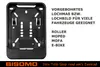 Wechselrahmen Kennzeichenhalter 135 x 110 mm für Mofa Produktbild-Vorschau 5