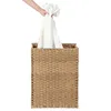 Songmics Wäschekorb Rattan 90L faltbar Natural Produktbild-Vorschau 6