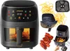 Fettfreie Friteuse Schwarz Linbox 5L 1400W Mit Led-Fenster Produktbild-Vorschau 1