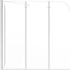 vidaXL Duschabtrennung 120x69x130 cm Hartglas Transparent Produktbild-Vorschau 3