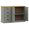 vidaXL Sideboard avec tiroirs VIGO 113x40x75 cm Pin massif Voir les images du produit 4