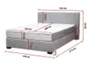 -DesignerPolsterbett Bett Betten Textilbett Doppelbett Produktbild-Vorschau 6