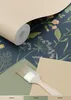 ESTAhome behang veldbloemen donkerblauw, groen en roze 53 Productafbeelding-voorbeeld 6