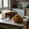 DŘEVĚNÁ MÍSA Z BUKOVÉHO DŘEVA 20 cm na ovoce a občerstvení, Náhled obrázku produktu 3