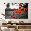 MuchoWow® Wandteppich Wandbehang Wilde rote Mohnblumen auf Produktbild-Vorschau 6